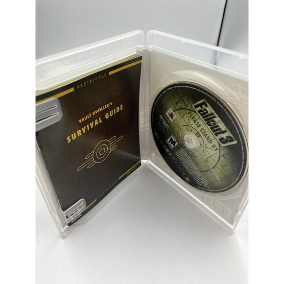 Fallout 3 (Sony PlayStation 3, 2008) PS3 CIB FREE SHIPPING - Picture 8 of 9